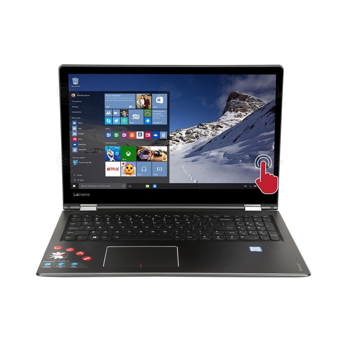 لپتاپ استوک لمسی لنوو فلکس 1570 با قابلیت چرخش 360 درجه